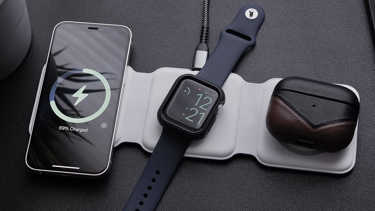 Charge your Apple iPhone, Watch, and AirPods on the go with MagStack