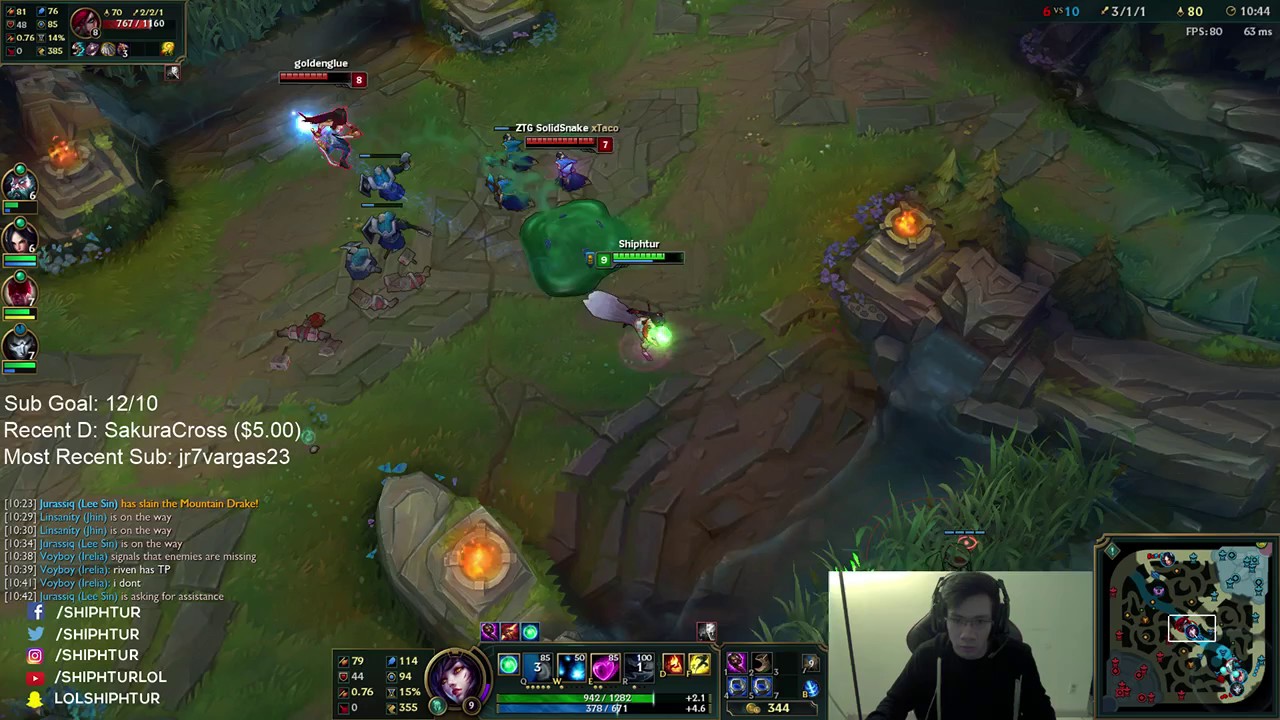 Shiphtur Gank Turn Around on Ahri!