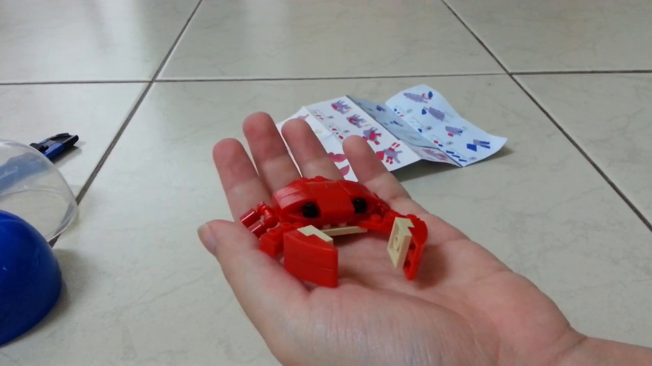 UNBOXING & BUILD | EGG CAPSULE LEGO SEA WORLD CRAB