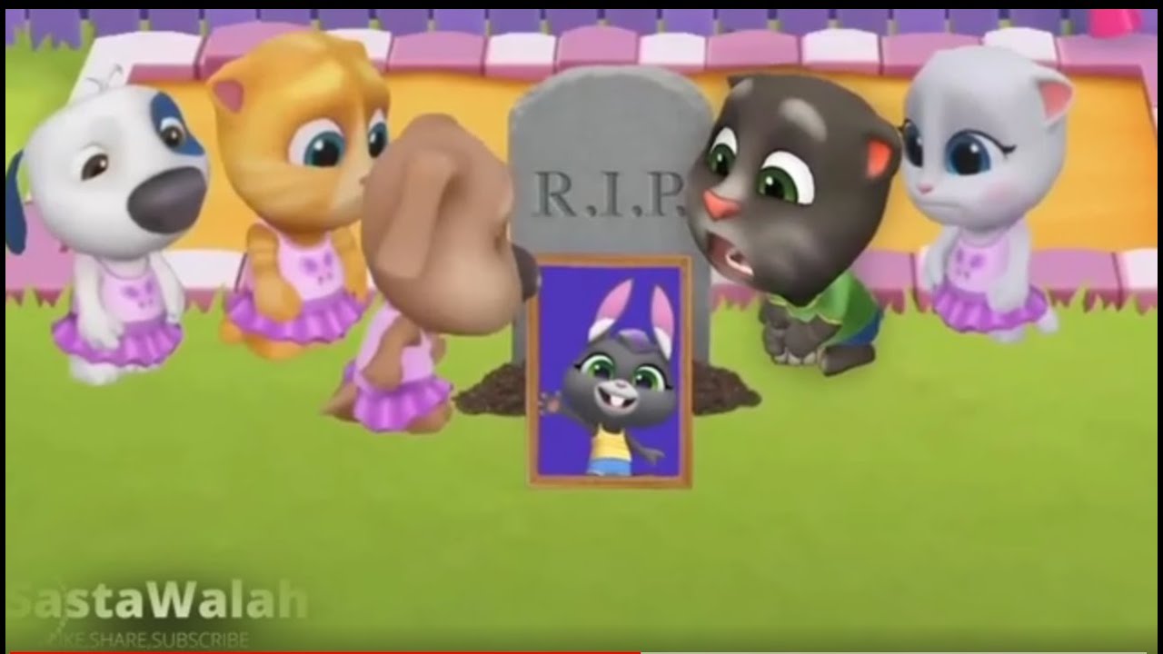 My Talking Tom Friends-R.I.P BECCA ||My All Talking Tom AMONG US ...