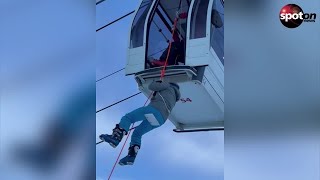 After hours of waiting 174 people freed from broken ski lift