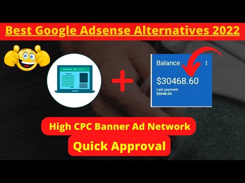 New Top Google Adsense Alternatives 2022 || High eCPM Banner Ad Network Quick Approval