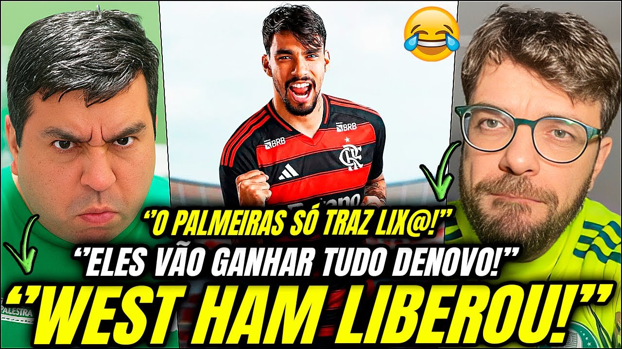 😂 MÍDIA PALMEIRENSE ENLOUQUECIDA! ''PAQUETÁ LIBERADO PARA JOGAR NO FLAMENGO!'' OLHA A REAÇÃO DELES