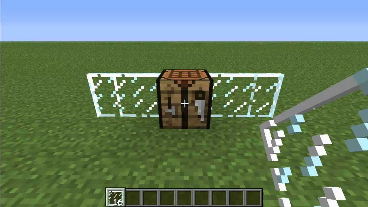How to Make Glass Panes in Minecraft