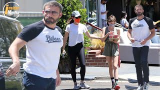 Ben Affleck enjoys the weekend with Jennifer Garner and daughter Seraphina after her graduation.