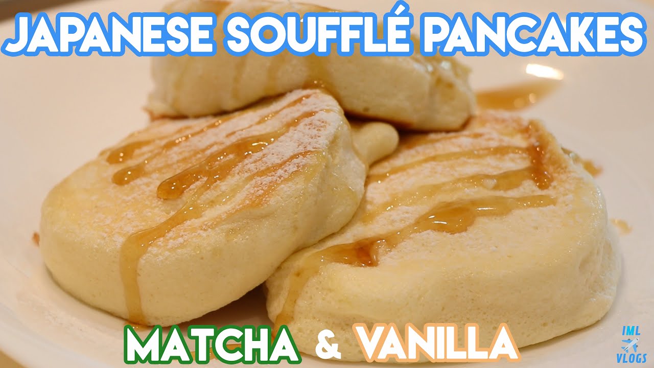 Japanese Soufflé Pancakes (Matcha & Vanilla) | QuarantEATS Ep. 2