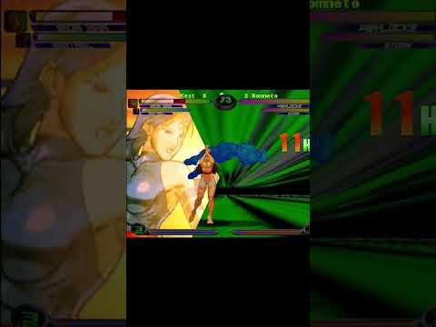 MvC2: Romneto - Storm/Psylocke 2x Crossup Corner Steal 100%+ Sequence .:9.1.25:.