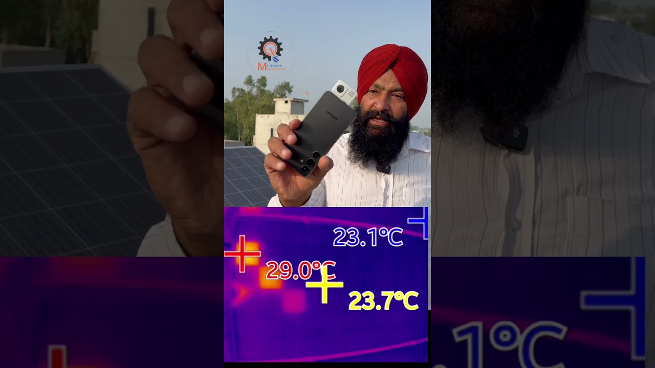 ⁣ਆਹ tool ਵੀ ਜਰੂਰੀ ਆ ਸੋਲਰ ਦਾ ਕੰਮ  ਕਰਨ ਵਾਲਿਆਂ ਲਈ Pro TI-9 Thermal Imager Module for Smartphones