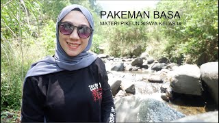 PAKEMAN BASA / MATERI PIKEUN KELAS IX