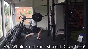 Anterior Loaded Barbell Split Squat