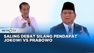 Serunya Debat Capres! Jokowi Vs Prabowo Dok. 2019