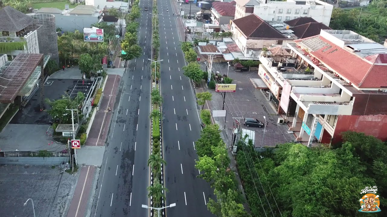 Empty Bali During Lockdown | Aerial drone 4K Video 2020 ...