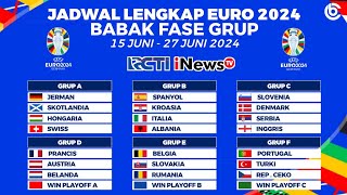 Jadwal Piala Eropa 2024 Babak Fase Grup Live Rcti | UEFA EURO 2024