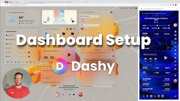 Dashy Chrome Extension - Dashboard Setup and New Profiles in New Tab and Side Panel