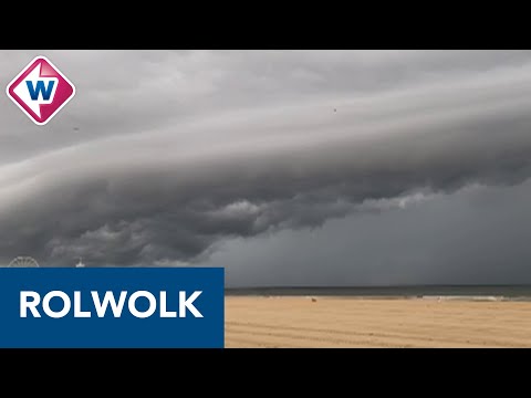 Timelapse: dreigende rolwolk boven Scheveningen - OMROEP WEST