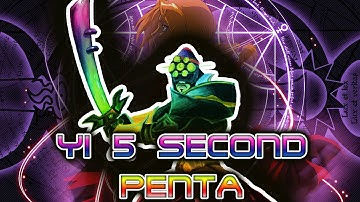 Master Yi 5 second penta - INSANE