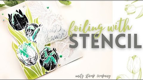 Unity Quick Tip: Foiled Tulips with a Stencil