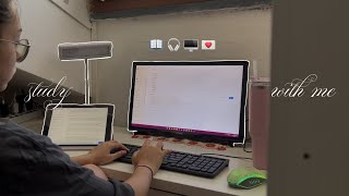 study with me📖🎧🖥️💌| studying computer science basics for 30 mins