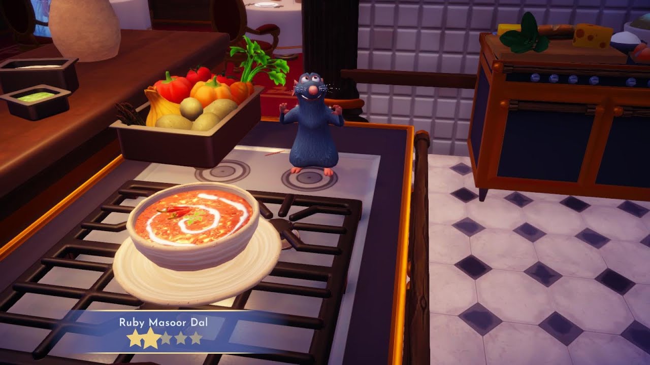 How to MAKE Ruby Masoor Dal Disney Dreamlight Valley A Rift in Time