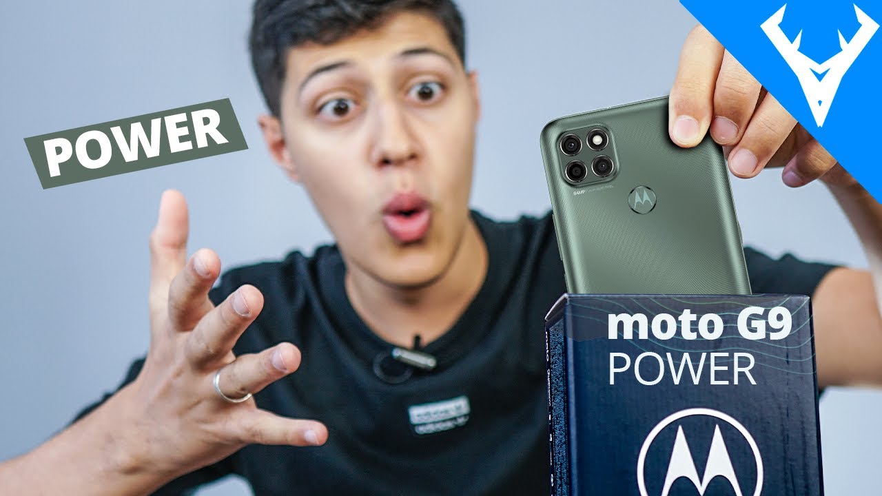 Olha ele! MOTO G9 POWER novo DESING e SUPER BATERIA? #UNBOXING - YouTube