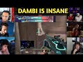 NS Dambi Hits a Crazy Bucky Collat 4K vs M8 | Pros React
