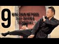 9 wing chun methods self defense techniques