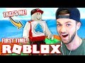 MY FIRST TIME *EVER* PLAYING ROBLOX!