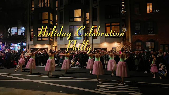 Vlogmas Day 7: Betsy Ross House Christmas Tree Lighting in Old City [4K]