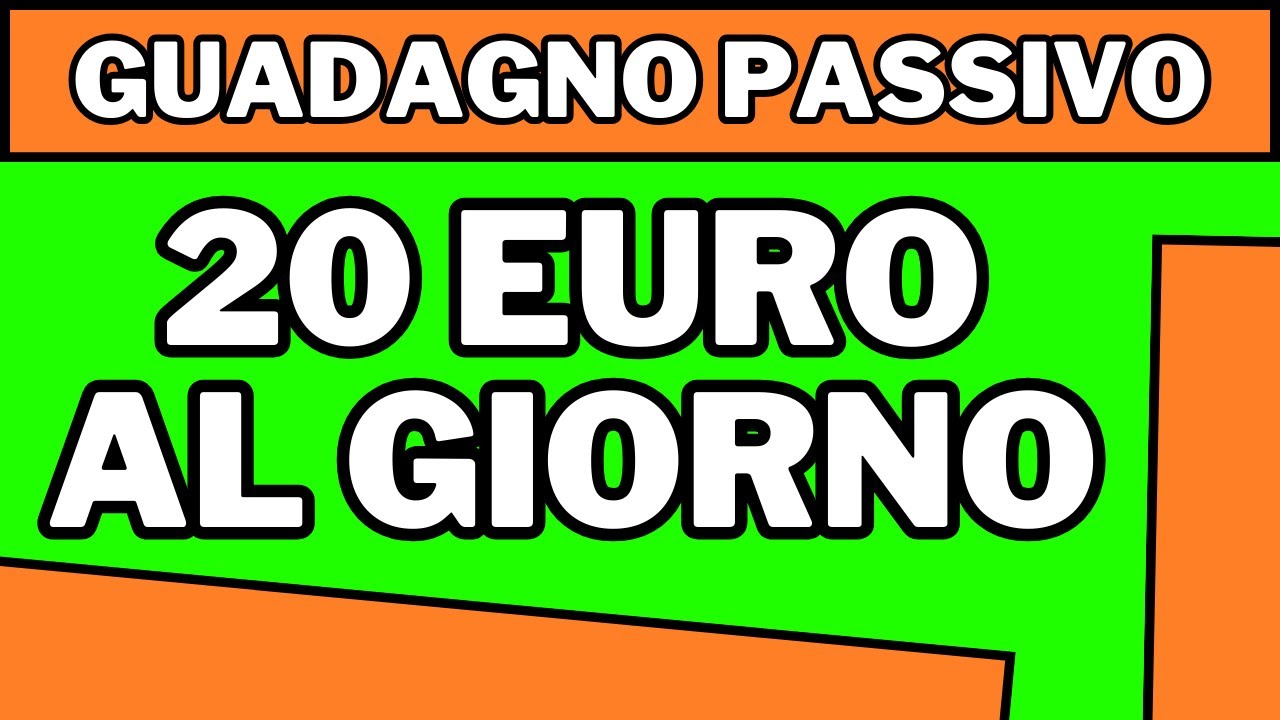 Guadagnare 20 Euro All Ora
