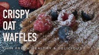 How to make best Healthy Oats Waffles recipe at home easily