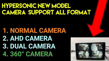 Hypersonic new models support with dual camera 360 degree camera all type camera support