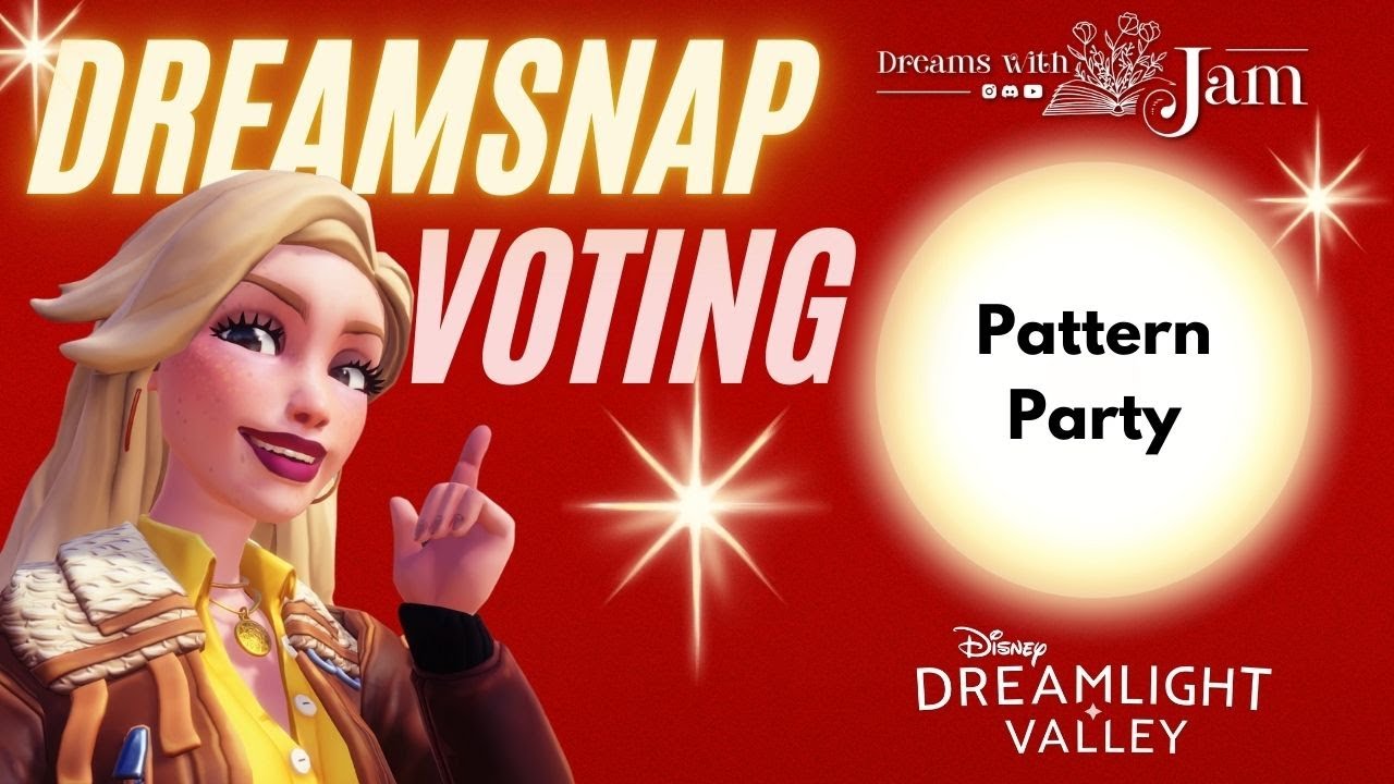 Голосование DreamSnap: Вечеринка узоров! 🌸✨