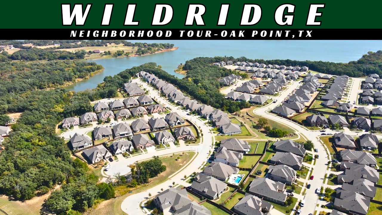 Wildridge Neighborhood Tour Oak Point, TX Prices 300K to 700K