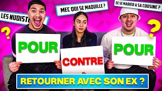 POUR OU CONTRE ? AVEC NOTRE SOEUR ! (on est choqué des réponses mdrr)