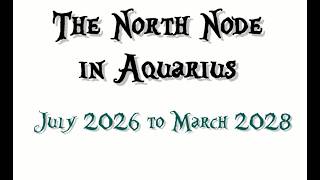 The North Node in Aquarius - You could start mixing in new circles. & someone wants to mix with you!