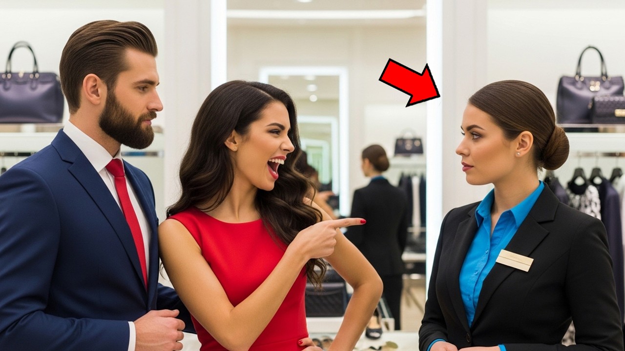 L'accompagnatrice del milionario parlò in francese base per deridere la commessa... ma la risposta!…