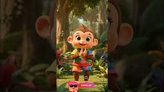 Funny Monkey Dance Song 🐵🎵 #3d animation #cartoon #mrbeast