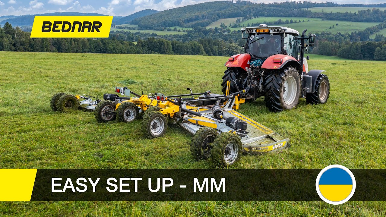 BEDNAR FMT | Просте налаштування роторних мульчувачів MULCHER MM (UA version)