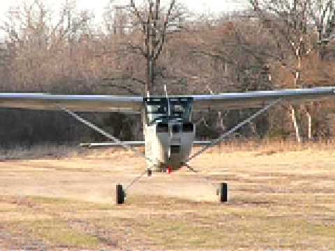 60 degree flap touch and go in an L-19 Birddog