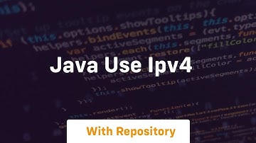 java use ipv4