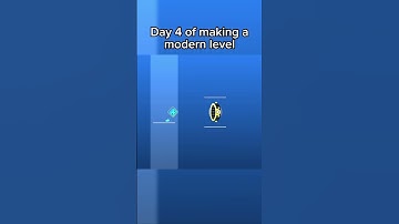 Making a Modern Level Day 5 #geometrydash #shorts