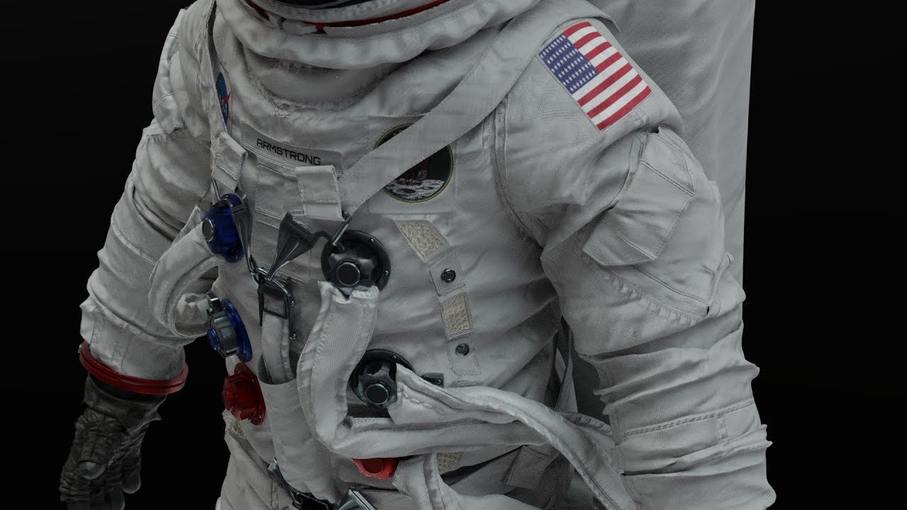 SPACE SUIT REALTIME EEVEE