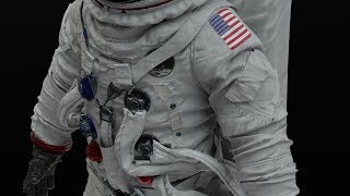 SPACE SUIT REALTIME EEVEE