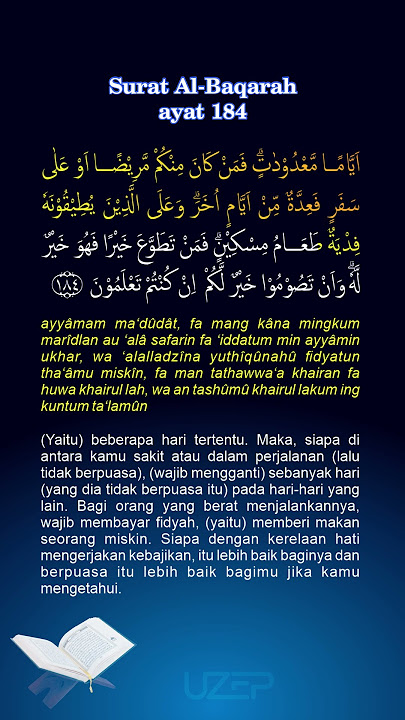 Al Baqarah ayat 184