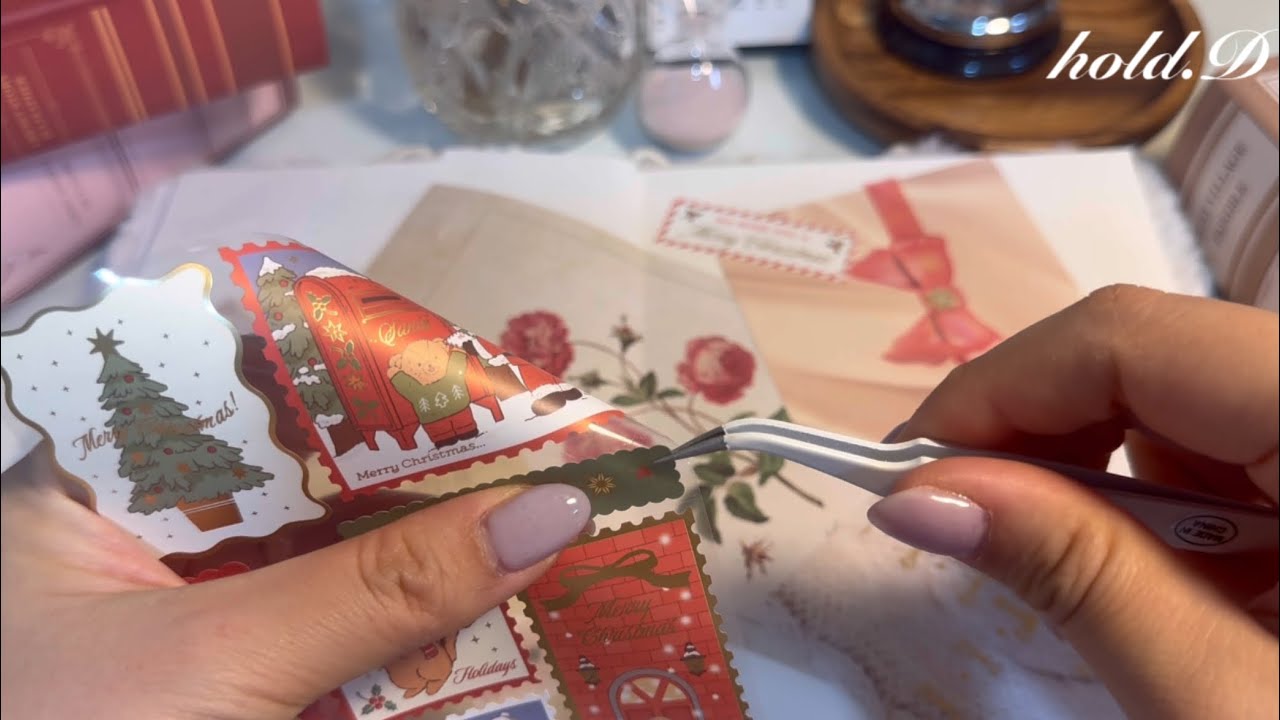 ASMR 따뜻한 크리스마스 분위기로 꾸며본 다꾸🎄 