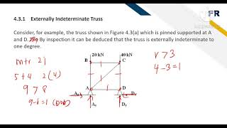 DAC21503 Chapter 4 Statically Indeterminate Trusses