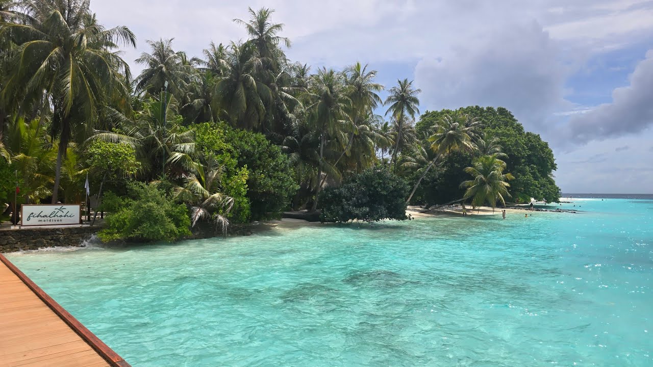 Fihalhohi island Maldives  Фихалхохи Мальдивы 