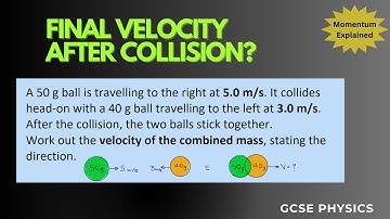 GCSE Physics: Momentum in Head-On Collisions | Sticking Collision Explained
