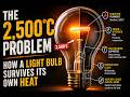 The 2,500°C Problem — How a Light Bulb Survives Its Own Heat