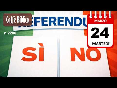 LA SCELTA Caffè Biblico del 24.3.2026